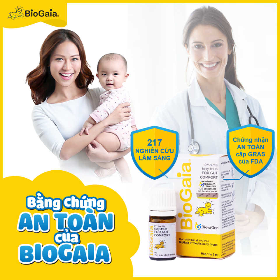 Biogaia an toàn tuyệt đối