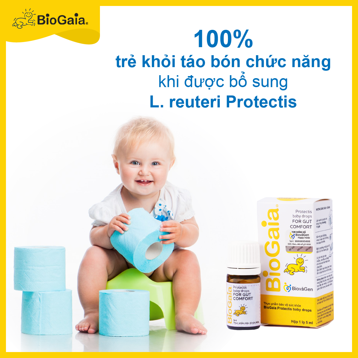 Biogaia hỗ trợ cải thiện các vấn đề về tiêu hóa do loạn khuẩn