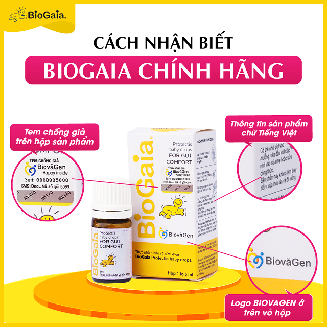 Cách nhận biết BioGaia Protectis chính hãng