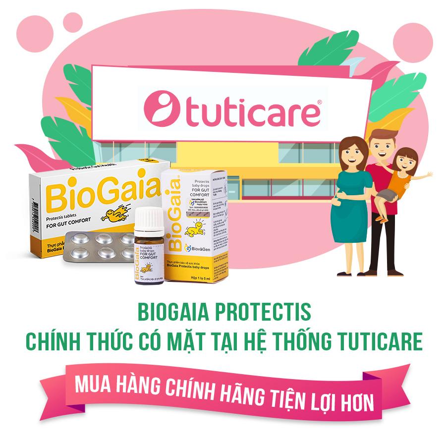 Biogaia có mặt tại hệ thống cửa hàng Tuticare