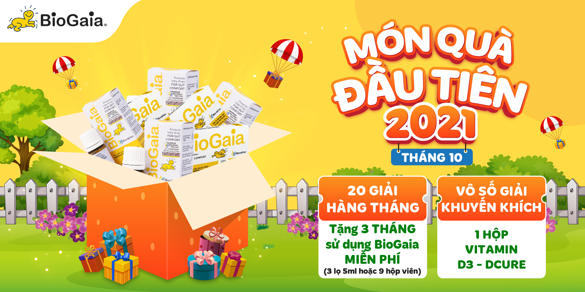 Chương trình Món Quà Đầu Tiên 2021 tháng 10 - Tặng quà cho tất cả người tham gia - 1